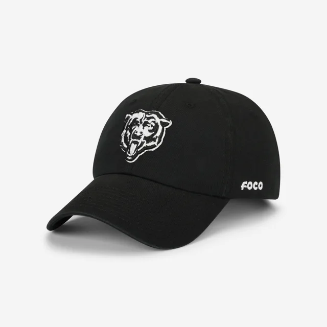 Casquette décontractée noire et blanche Chicago Bears
