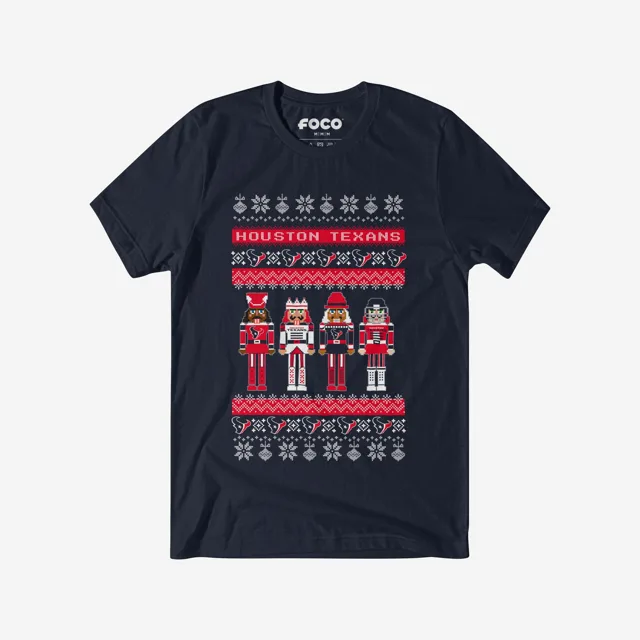 Houston Texans T-shirt pull casse-noisette des fêtes