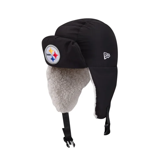 Alpha Industries x Pittsburgh Steelers Chapeau de trappeur noir