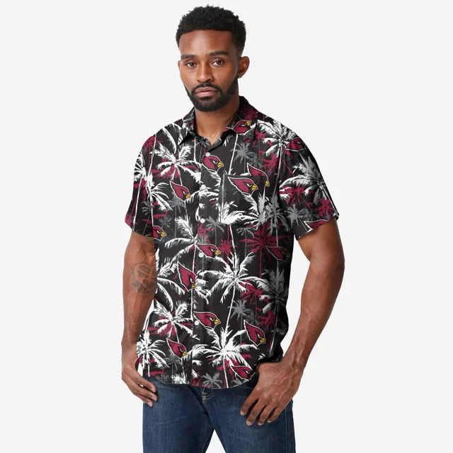 Arizona Cardinals Chemise boutonnée à fleurs noire