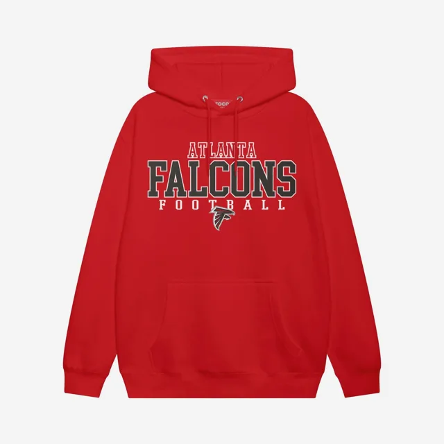 Atlanta Falcons Sweat à capuche avec logo de football