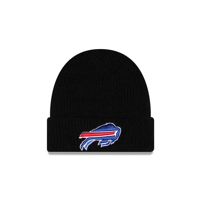 Buffalo Bills Bonnet en tricot noir à revers