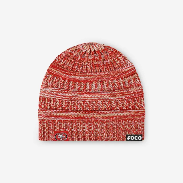 San Francisco 49ers Bonnet queue de cheval Color Wave pour femme