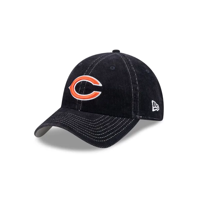 Chicago Bears Chapeau réglable classique décontracté en velours côtelé lavé