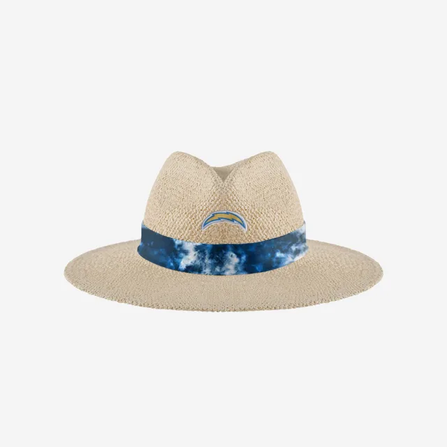 Los Angeles Chargers Chapeau de Paille avec Ruban Tie-Dye pour Femme