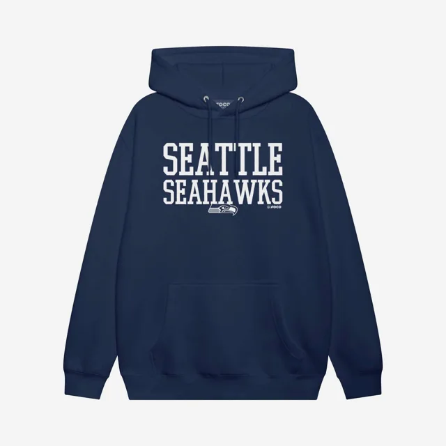Seattle Seahawks Sweat à capuche avec mot en gras