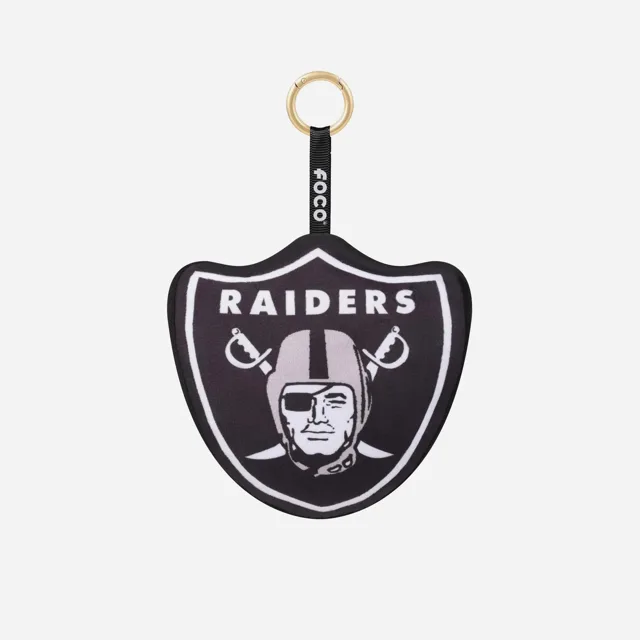 Las Vegas Raiders Porte-clés avec logo de l'équipe en peluche