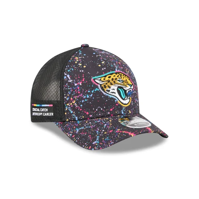 Jacksonville Jaguars 2025 Casquette de camionneur Crucial Catch 9FORTY M-Crown A-Frame
