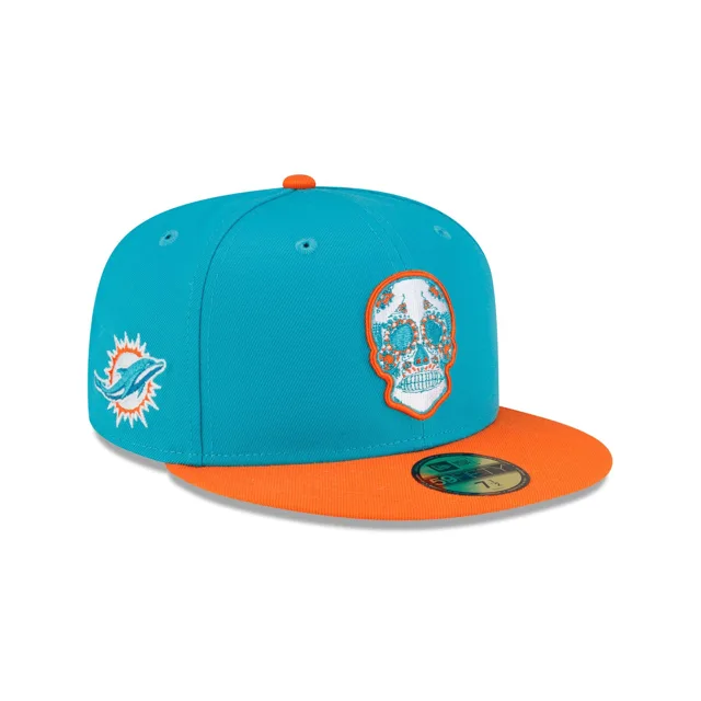 Miami Dolphins Sugar Skull 59FIFTY Chapeau ajusté