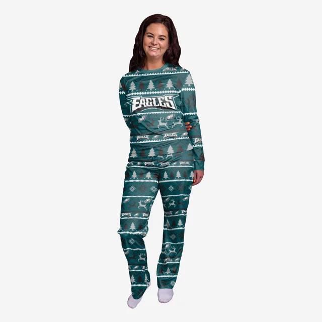 Philadelphia Eagles Pyjama de vacances en famille pour femme