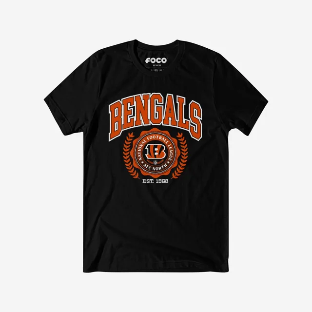 T-shirt à écusson de l'équipe Cincinnati Bengals