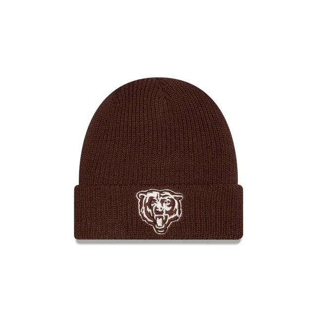 Chicago Bears Bonnet en tricot à revers en noyer
