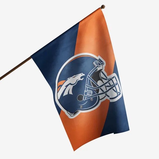 Casque Denver Broncos Drapeau vertical