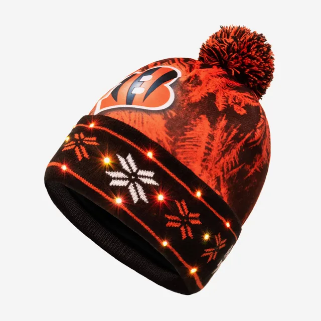 Bonnet lumineux Cincinnati Bengals avec grand logo