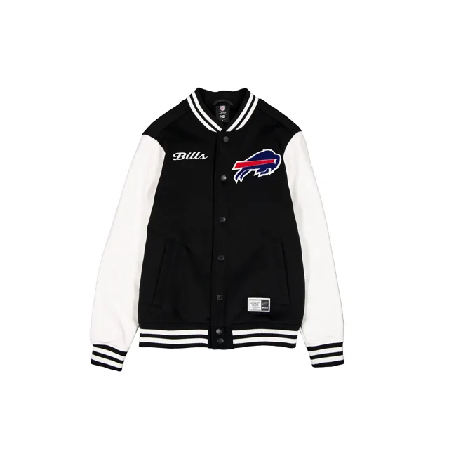 Buffalo Bills Veste universitaire noire et blanche