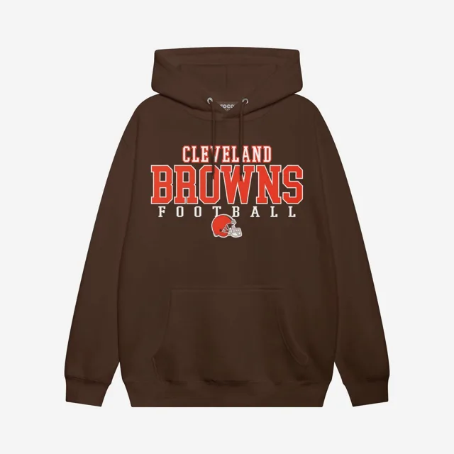 Cleveland Browns Sweat à capuche avec logo de football