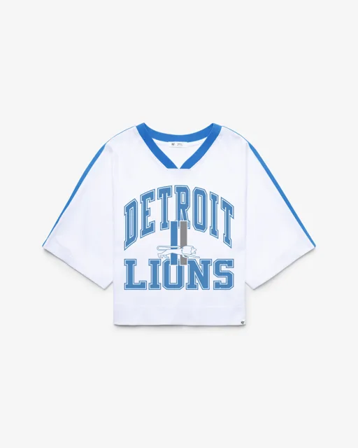 Detroit Lions HISTORIQUE BIG OVERARCH '47 FEMME DROP NEEDLE RAGLAN JERSEY