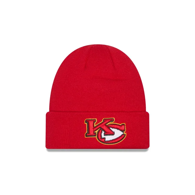 Bonnet tricoté à revers Kansas City Chiefs Deceptor