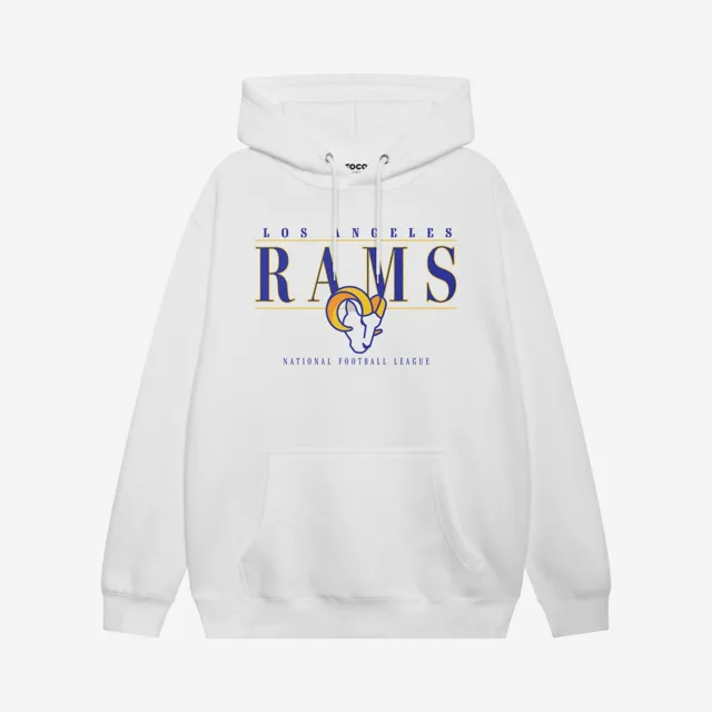 Los Angeles Rams 2020 Sweat à capuche rétro Signature Bar