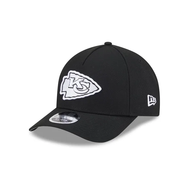 Kansas City Chiefs Casquette Snapback 9FORTY M-Crown A-Frame noire et blanche