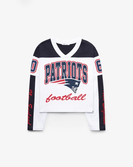 New England Patriots EXCLAMATION '47 T-SHIRT EN JERSEY METRO FEMME