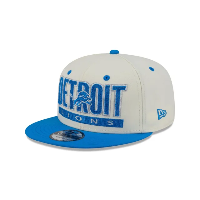 Detroit Lions Casquette Snapback Classic Stacked Chrome 9FIFTY