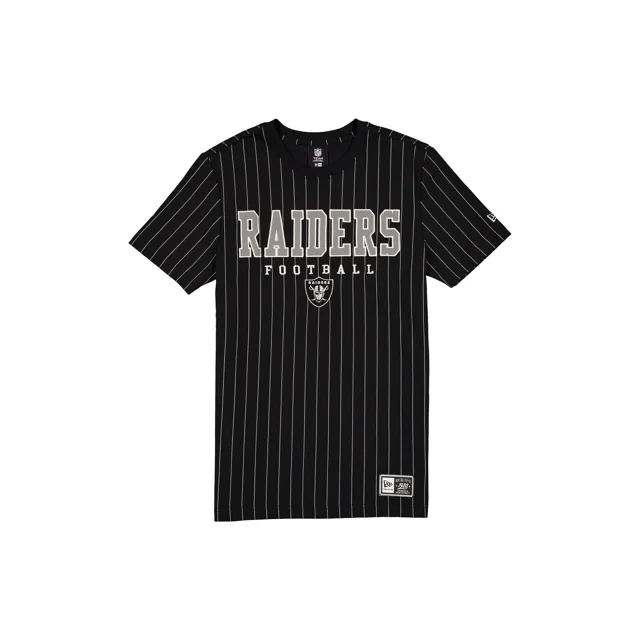 Las Vegas Raiders T-shirt universitaire à fines rayures