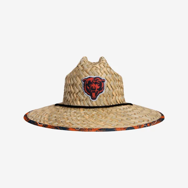 Chapeau de Paille Floral Chicago Bears