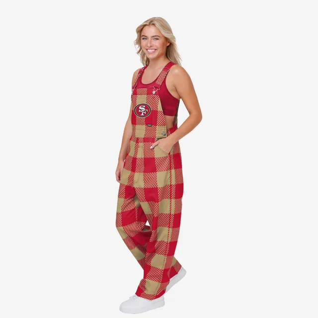 San Francisco 49ers Salopette à carreaux pour femme