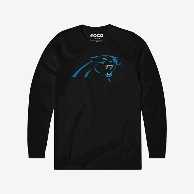 Carolina Panthers T-shirt à manches longues avec logo principal