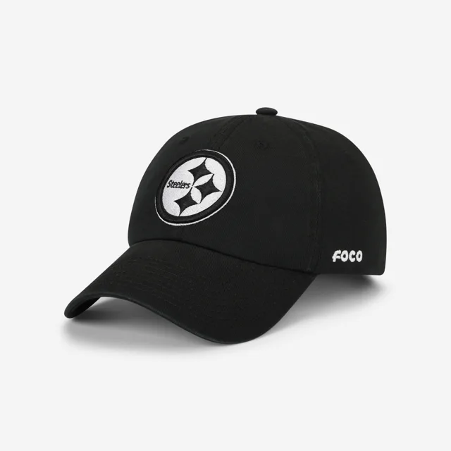 Casquette décontractée noire et blanche Pittsburgh Steelers