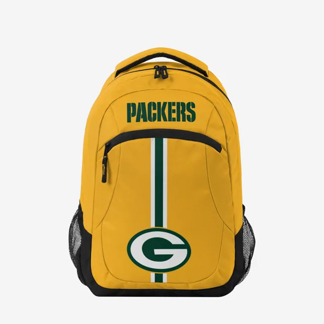 Green Bay Packers Sac à dos d'action de couleur alternative jaune