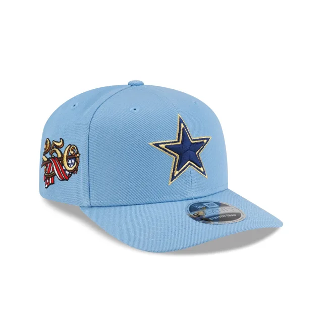 Dallas Cowboys Chapeau extensible 9SEVENTY rouge, blanc et bleu