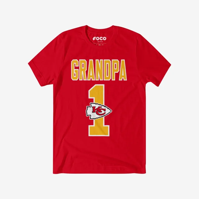 Kansas City Chiefs T-shirt grand-père numéro 1