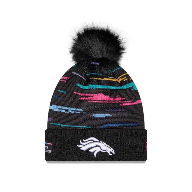 Denver Broncos 2026 Crucial Catch Bonnet en tricot à pompon pour femme