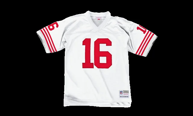 Maillot NFL Joe Montana Legacy "1990 San Francisco 49ers - Écarlate" LGJYAC18051 SF4WHIT90JMO