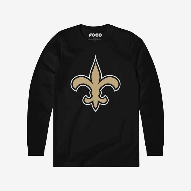New Orleans Saints T-shirt à manches longues avec logo principal