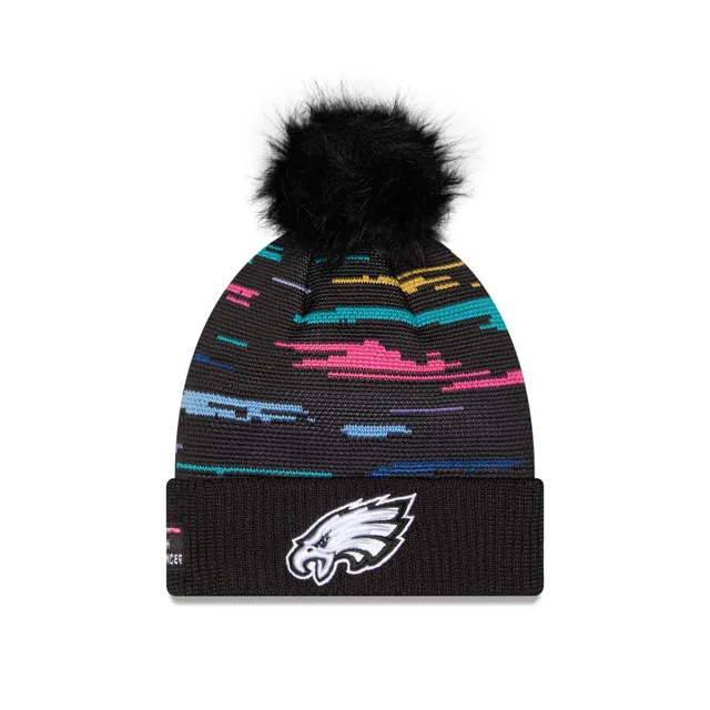 Philadelphia Eagles 2026 Crucial Catch Bonnet en tricot à pompon pour femme