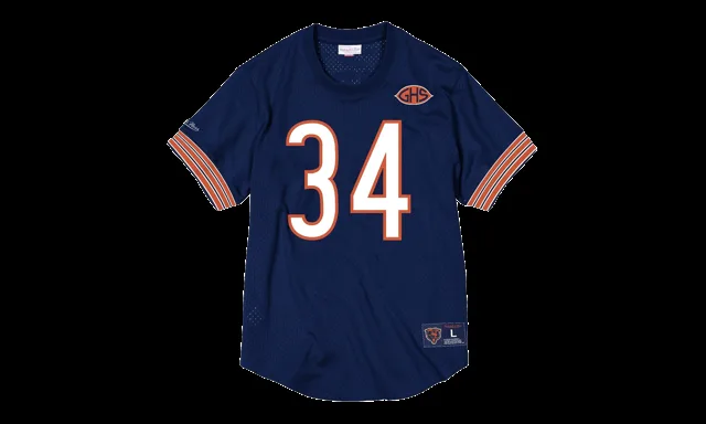 Chemise à col rond en maille avec nom et numéro NFL "Chicago Bears - Marine" NNMPMG18061 CBENAVY83WPA