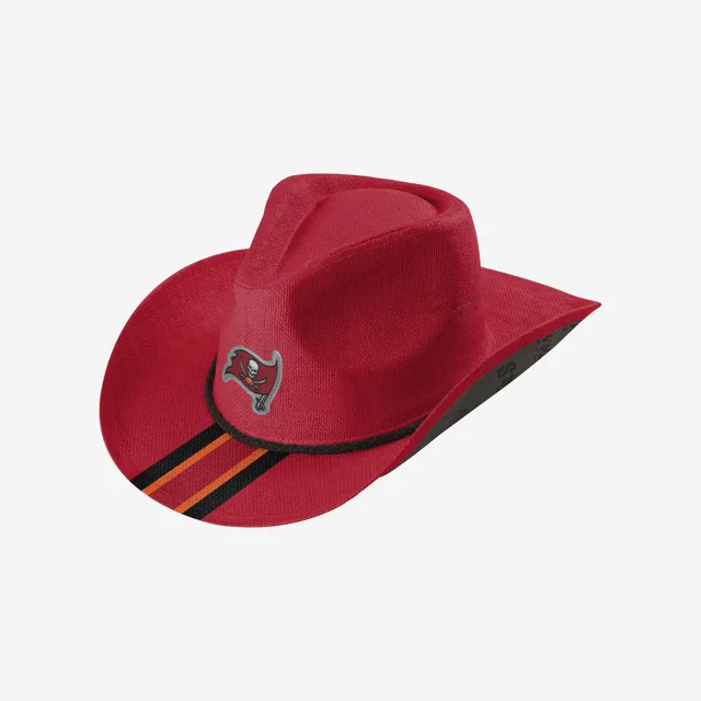Chapeau de cowboy à rayures d'équipe Tampa Bay Buccaneers