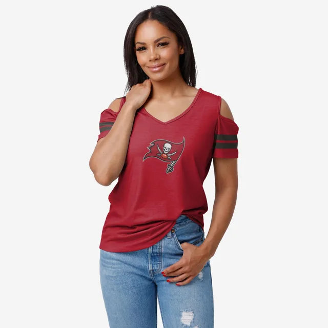 Tampa Bay Buccaneers T-shirt à épaules dénudées pour femme
