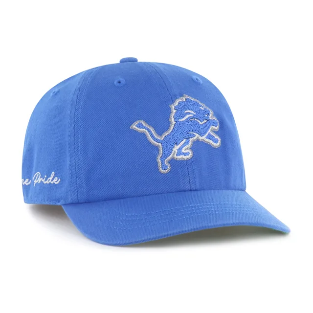 Detroit Lions COUTURE LATÉRALE DE CHAÎNE '47 CLEAN UP VISIÈRE COURTE