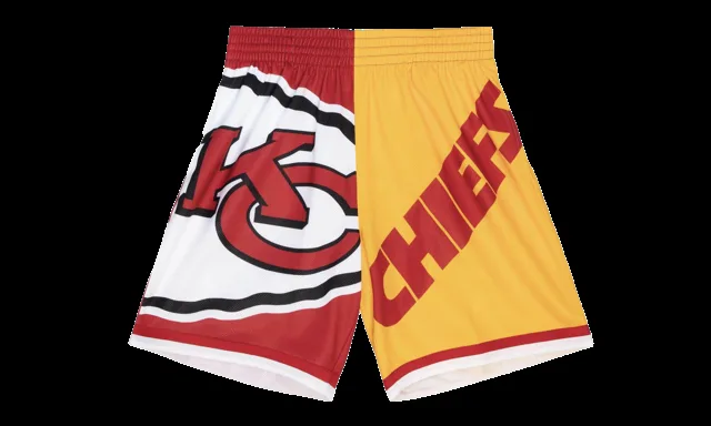 Short de mode NFL Big Face 5.0 "Kansas City Chiefs" PSHR4351 KCCYYPPPBKWH