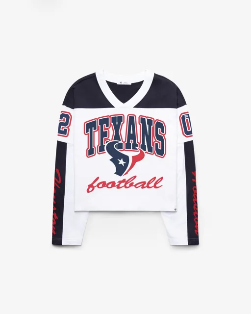 Houston Texans EXCLAMATION '47 T-SHIRT EN JERSEY METRO FEMME