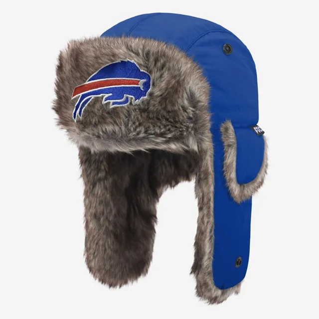Buffalo Bills Chapeau de trappeur en fausse fourrure