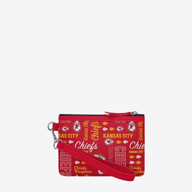 Kansas City Chiefs Bracelet imprimé avec logo répété de la collection Spirited Style