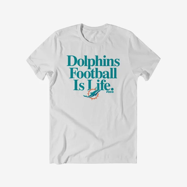 Miami Dolphins T-shirt Le football est la vie