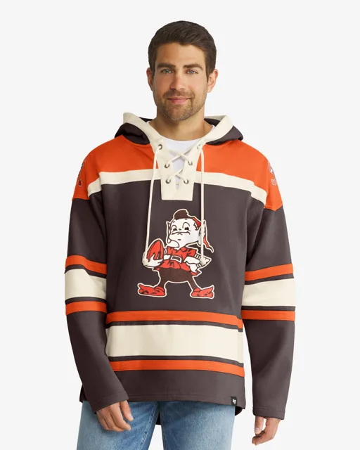 Cleveland Browns HISTORIQUE SUPÉRIEUR '47 LACER HOOD
