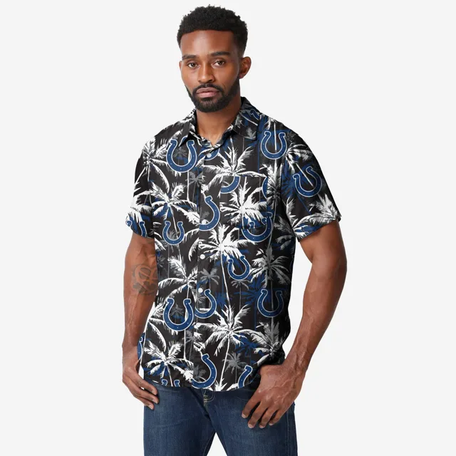 Indianapolis Colts Chemise boutonnée à fleurs noire