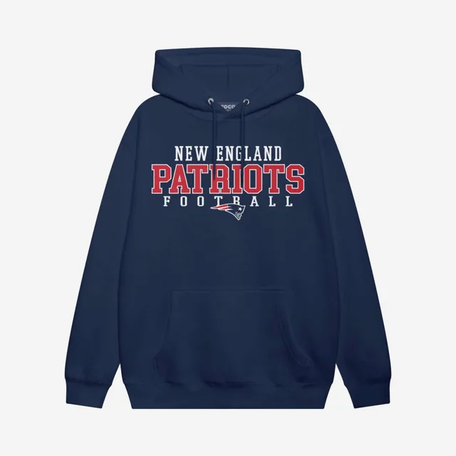 New England Patriots Sweat à capuche avec logo de football